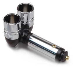 12-Volt Dual DC 4-Position Adjustable Socket Multiplier